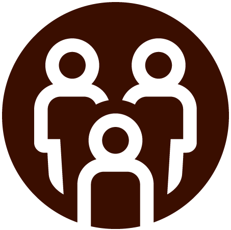 Icon von 3 Menschen