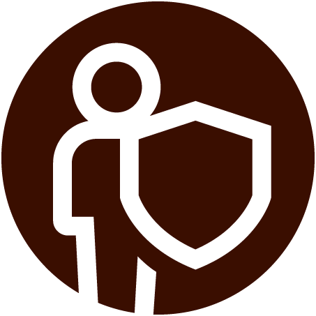 Icon Menschen zusammen an einem Tisch