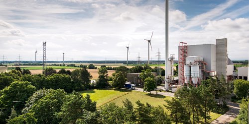 Landesbergen biomass power plant