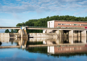 Wasserkraftwerk Landesbergen