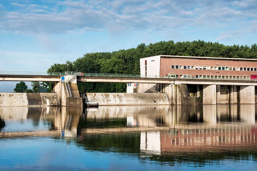 Landesbergen hydropower plant