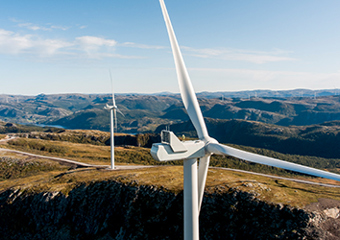 Windfarm Vogelperspektive