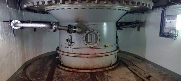Det opprinnelige systemet der vann injiseres i turbinen for &aring; hindre spinn og trykksvingninger.