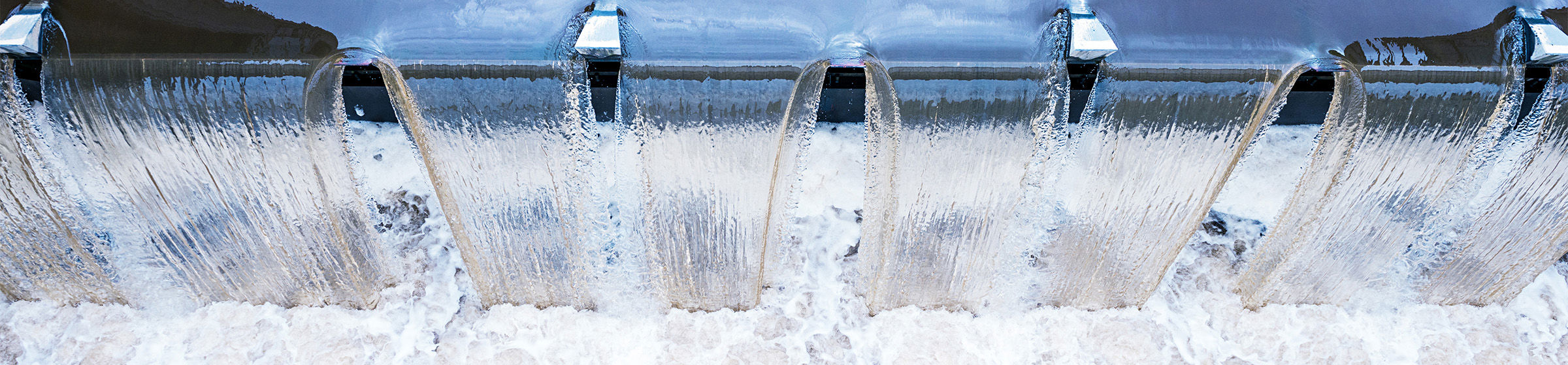 Wasserstaudamm von Vogelperspektive