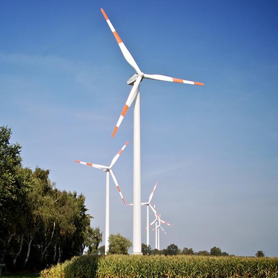 Windpark in Bassau