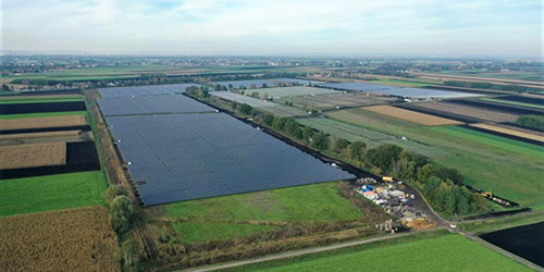 Drohnenfoto Solarpark
