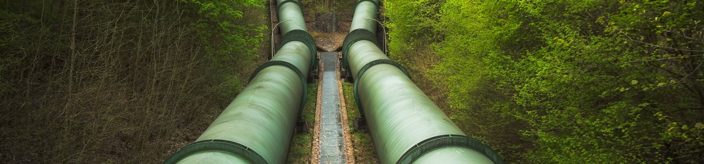 Rohre des Pumpspeicherkraftwerks Erzhausen