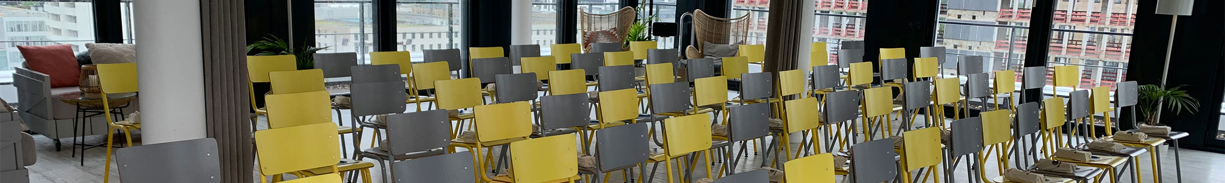 Location des Kundentags, Stühle