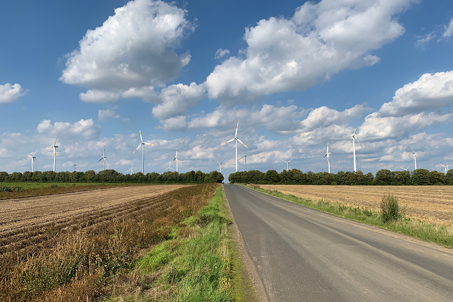 Windpark Bedburg Straße