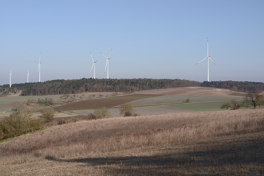 Wertheim Windpark_Simulation vom 05.2025_ landschaft mit Windrädern