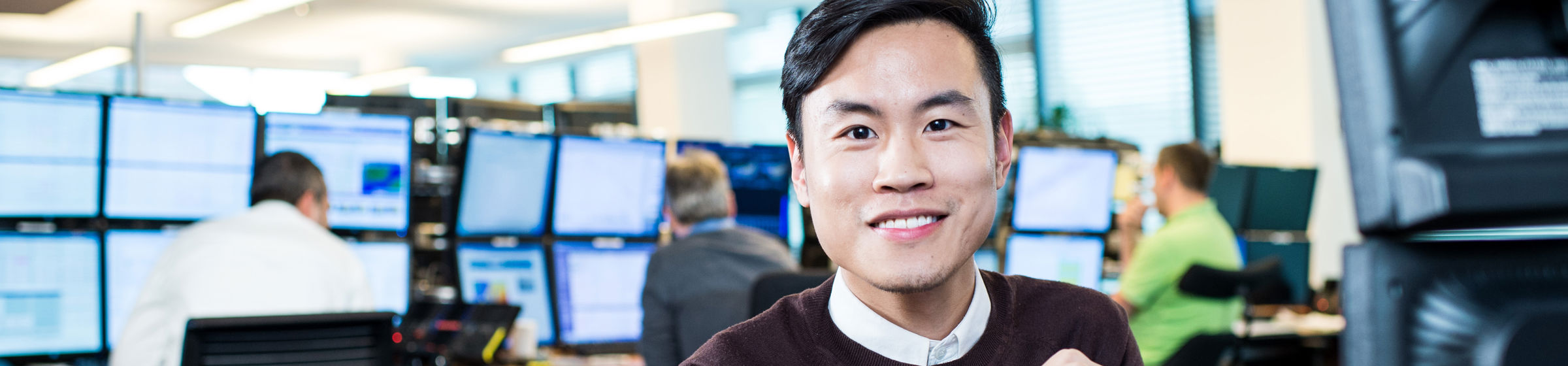 Yu, Mitarbeiter im Trading