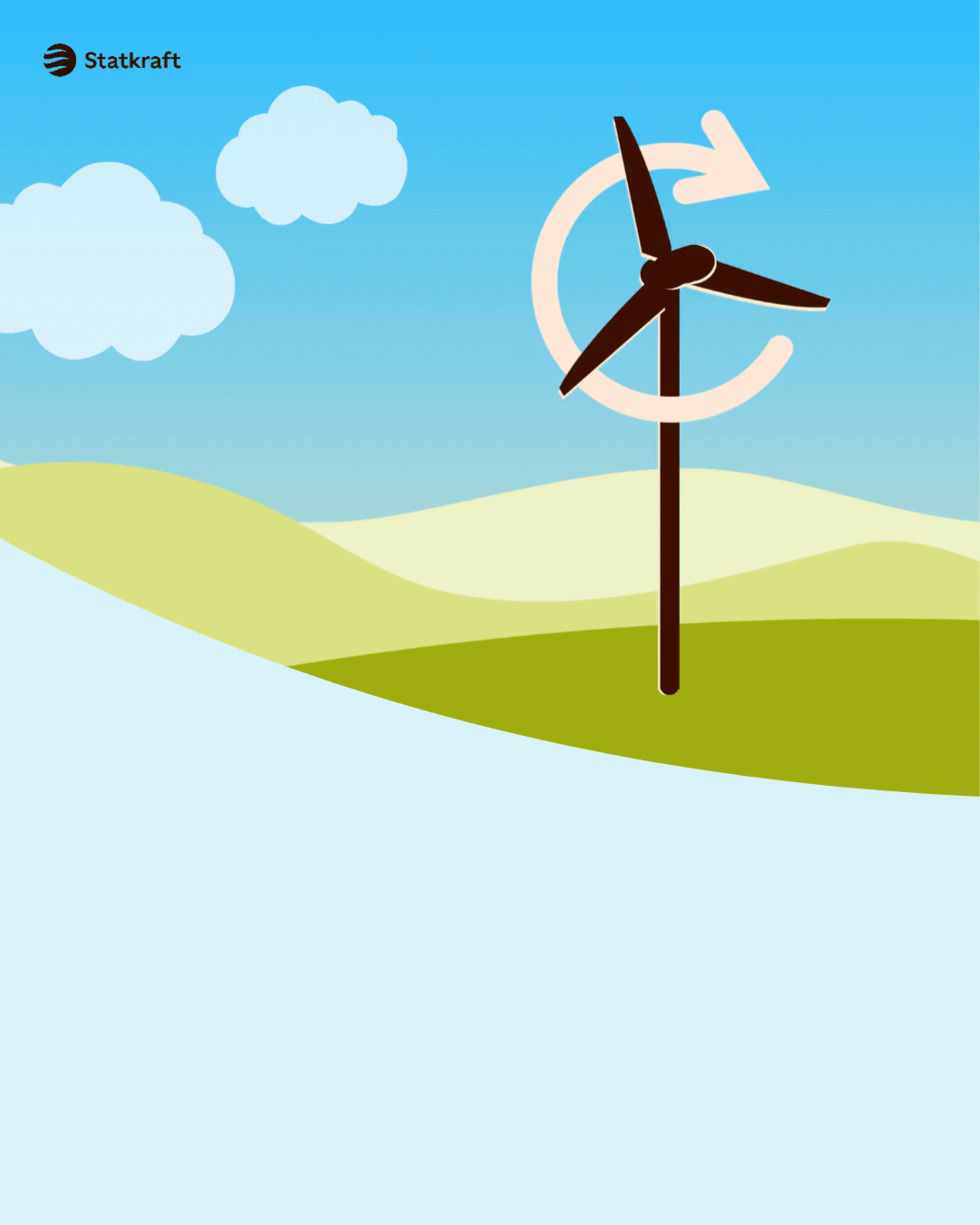 Stromerzeugung durch ein Windrad