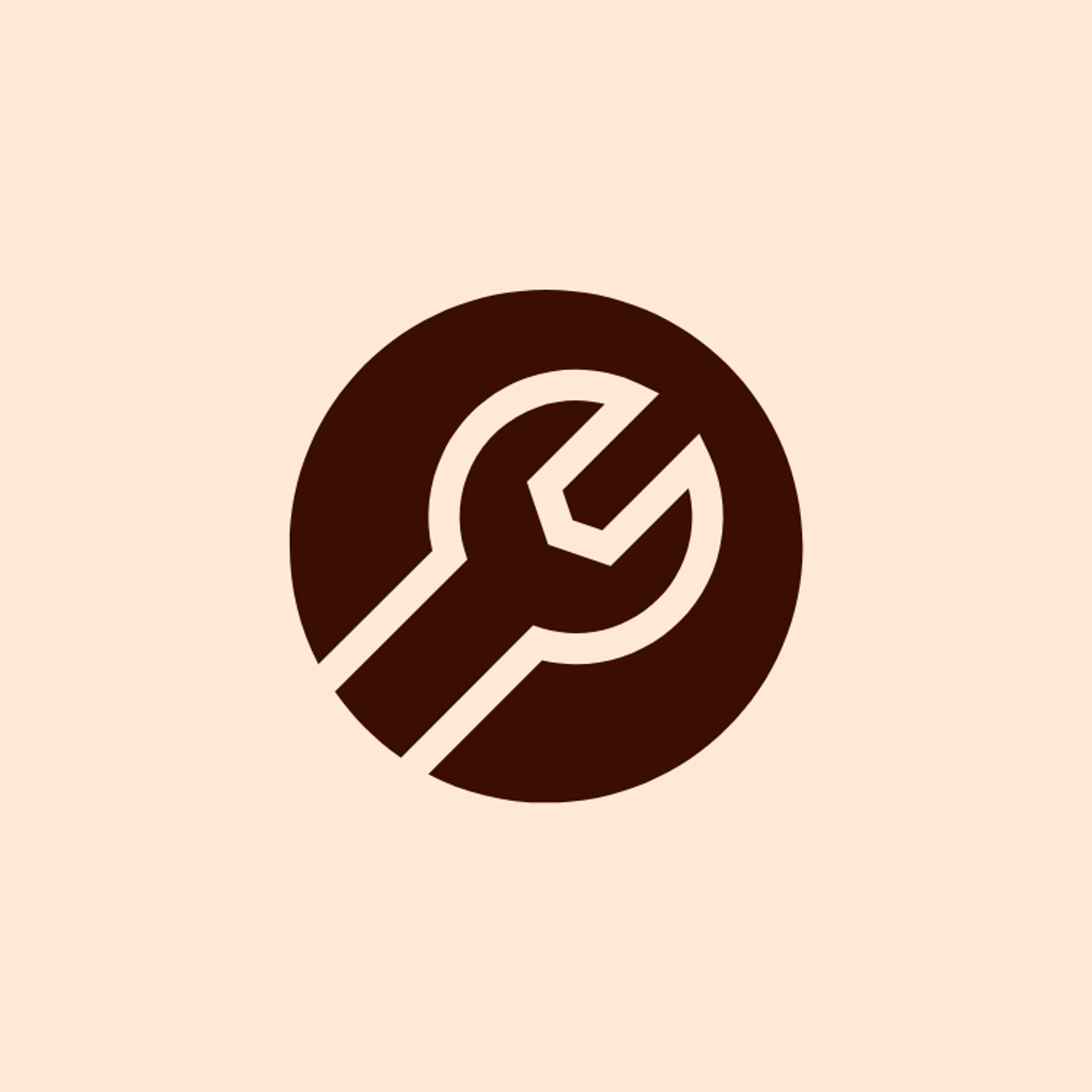 Ein Icon mit einem Schraubschlüssel