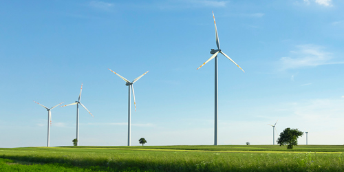 4 Windturbinen