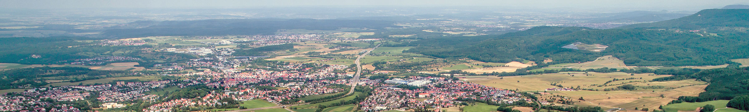 Landschaft Vogelperspektive Deutschland