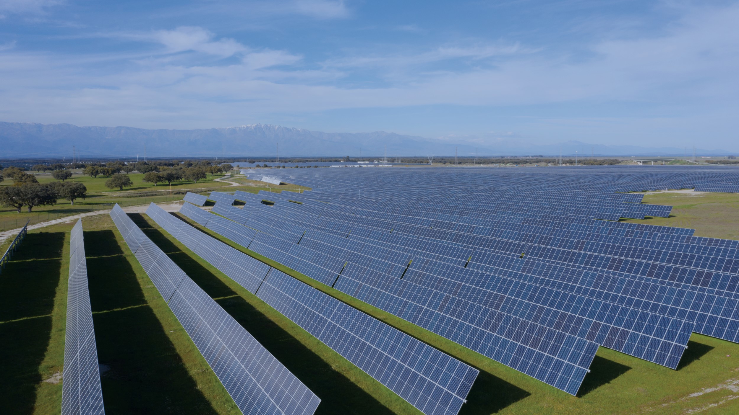 Solarpaneele und Feld