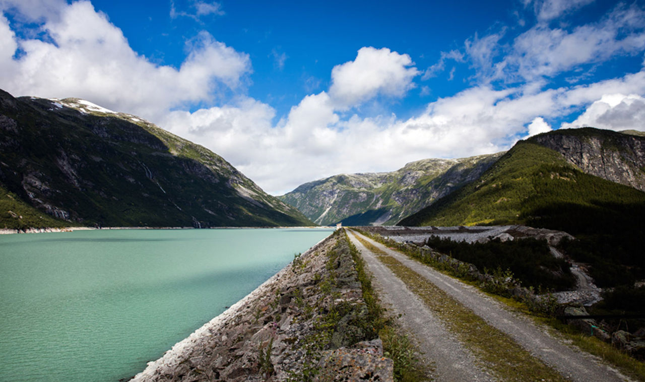 Water reservoir in Norway